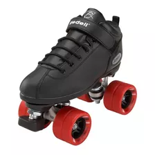 Riedell Skates - Dart - Quad Roller Speed Skates | Negro |