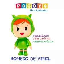 Boneco Nina Turma Pocoyo De Vinil Macio Brinquedo Infantil