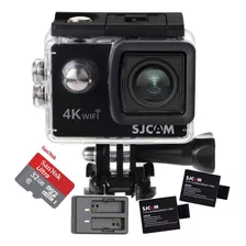 Câmera Sjcam 4000 Air + Cartão 32gb + Carregador+ 2 Baterias