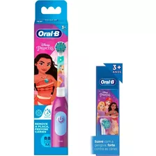 Escova Elétrica Infantil Oral B Princesas + 2 Refis