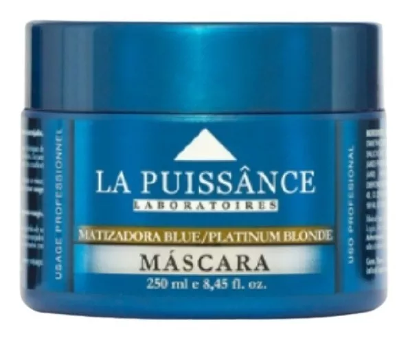 La Puissance Máscara Matizadora Blue Rubios Platinados 250ml