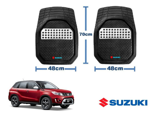 Tapetes 4pz Charola 3d Logo Suzuki Vitara 2017 A 2022 2023 Foto 2