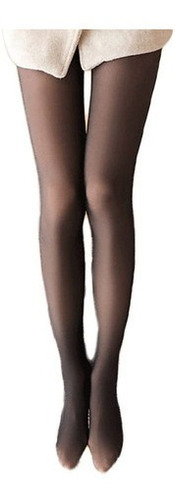 Medias Térmicas De Forro Polar Translúcidas Falsas Muje 2pcs Medias Térmicas De Forro Polar Translúcidas Falsas Muje 2pcs