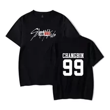 Camisa Camiseta Kpop Stray Kids Changbin 99 Banda Integrante