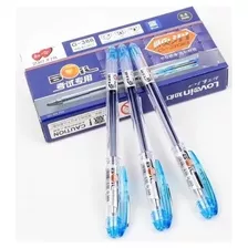 Pack 12 Lapices Gel Boligrafos Lapicero Pluma Lapiz 0.5mm Color De La Tinta Azul - 279001