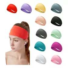 12 Pack Headbands For Women Wide Non Slip Hair Bands Sports