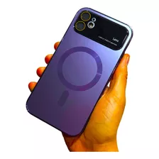 Carcasa Metalizada Magnet Para iPhone Todos + Lens Protector