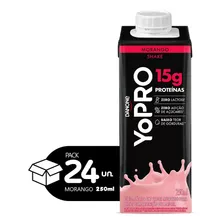 Bebida Lacta Yopro Danone Sabor Morango 24 Unidades