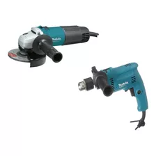 Combo Makita Taladro Percutor 1/2'' M0801b + Pulidora M0901b