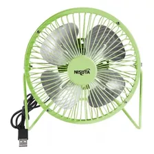 Ventilador De Mesa Metalico Usb Nisuta 2100rpm Calidad