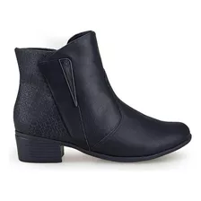 Bota Feminina Cano Curto Comfortflex Salto Montaria Macia