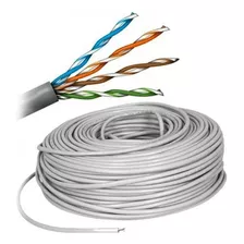 100 Mts Cable Utp Cat 5e Gris Ul Hikvision 100% Cobre
