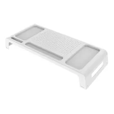 Suporte Para Monitor E Notebook Prime Branco Waleu