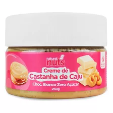 Creme De Castanha De Caju Chocolate Branco Zero Pote 450 G