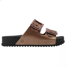 Tamanco Feminino Adulto Birken Zaxy Partner Iii Preto /cobre