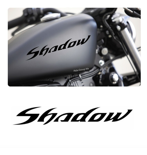 2 Calcomanas Para Motocicleta Logo Shadow Foto 5