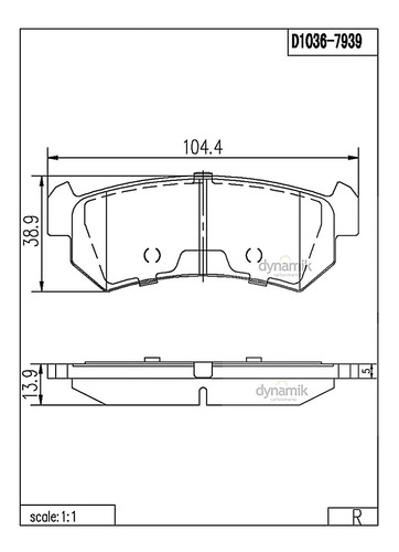 Jgo Completo Balatas Bajos Metales Optra L4 2.0l 04 Al 07 Foto 2