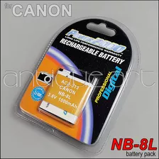 A64 Bateria Recargable Nb-8l For Canon Powershot A2200 A3200