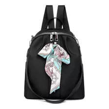 Mochila Casual Bevoy Casual B6 Color Negro Diseño Liso 18l