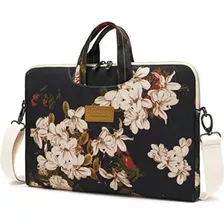 Dachee Black Peony Patten Bolso Bandolera Impermeable Para P