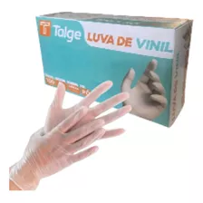 Luvas Multiuso Vinil Sem Pó Transparente Talge P M G