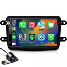 Kit Som Carro Aparelho Automotivo Carplay Android + Moldura