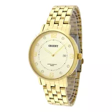 Relogio Orient Dourado Feminino Esportivo Moderno Lançamento