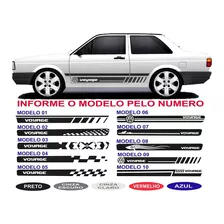 Adesivos Vw Voyage Quadrado Lateral 84 A 95 Cl Gl Sport