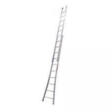 Escada Aluminio Extensivel Dupla 10 Degraus 2x10 -3,30/5,40