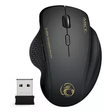 Mouse Portatil Gamer Ergonomico Sem Fio Usb 1600 Dpi 2.4ghz 