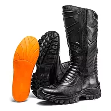 Bota Coturno Masculino Confort Militar Bombeiro Samu Resgate