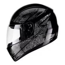 Capacete F9 Fly Flash Grafite Preto Promoção