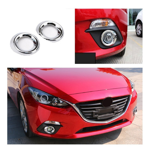 Moldura Aro Faros De Niebla Para Mazda 3 S 2014 - 2016 Foto 2