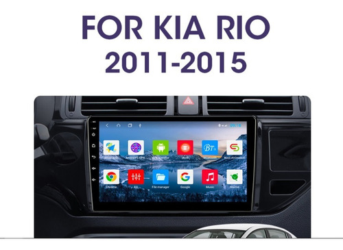 Radio Kia Rio 2011-14 9puLG 4+64gig Ips Android Auto Carplay Foto 4