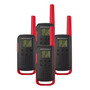 Comunicador De Radio Motorola Walk Talk T210 Br, 4 Bandas De Frecuencia Uhf De Largo Alcance, Color Negro