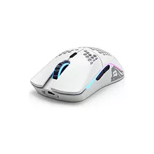 Mouse Super Ligero Gamer Inalambrico Panal Raton Blanco Mate