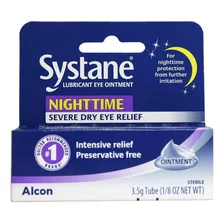 Systane Lubricante Nocturno Ungüento Para Ojos Secos 3.5g 