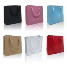 Sacola Papel Bolsa Mini Extra Pequena 10x10x4 - kit 10 un.