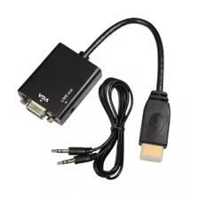 Conversor Hdmi P/vga Com Saída P2 De Áudio 