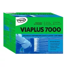 Impermeabilizante Viaplus 7000 Fibras 18kg Viapol