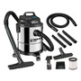 Aspirador De Pó E Água The Black Tools Bac120 Inox Turbo 12 Litros Potência 1200w Com Soprador Multiuso Prateado 127v
