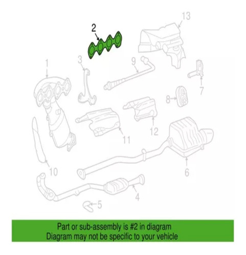 Empaque Colector De Escape Mercedes-benz Sprinter 2000-2006 Foto 5