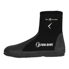 Bota Longa De Neoprene 5 Mm Fundive Mergulho Pesca Sub