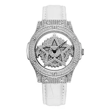 Relógio Feminino De Quartzo De Luxo Olevs 9938 Com Diamante
