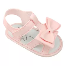 Sandália Clássica Mini Rosa Bebê Conforto Qualidade