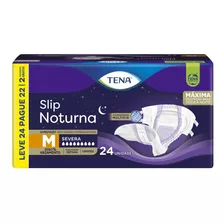 Fralda Geriátrica Tena Slip Noturna M Leve 24 Pague 22