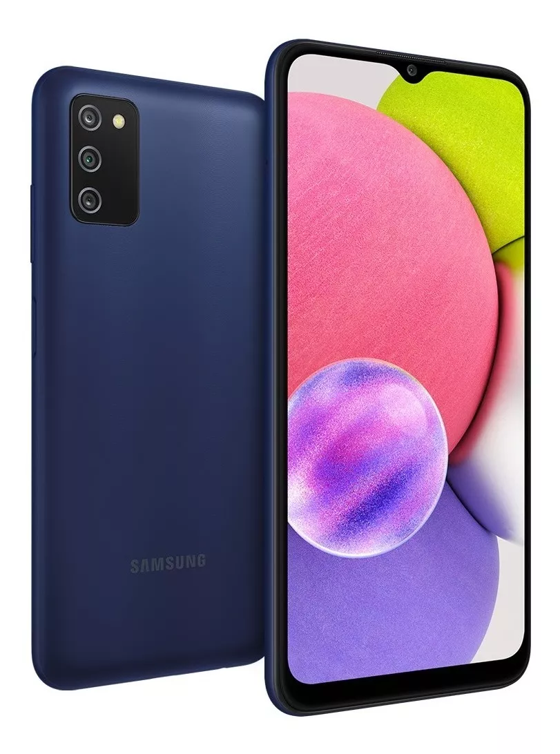 Celular Smartphone Samsung Galaxy A03s 4gb 64gb 13m Azul X3c