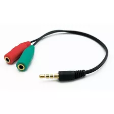 Cable Adaptador 3.5 St A Auriculares Y Microfono 4 Contacto 