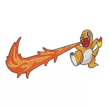 Matriz De Bordado - Pokemon Nike Charmander