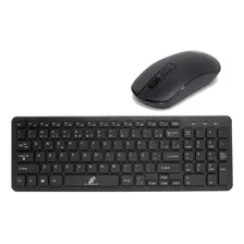 Kit Teclado E Mouse Slim Sem Fio 2.4 Ghz X-cell Xc-cb-04